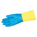 Jackson Safety Size 9 Blue Neoprene Over Yellow Latex Glove LU2476717